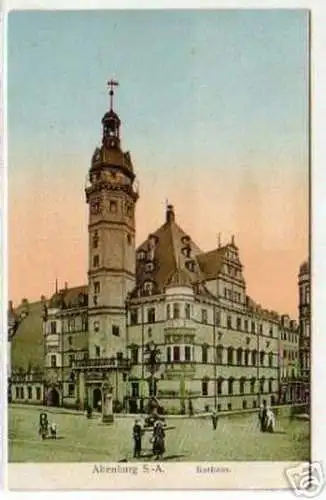 08797 Ak Altenburg S.-A. Rathaus um 1910