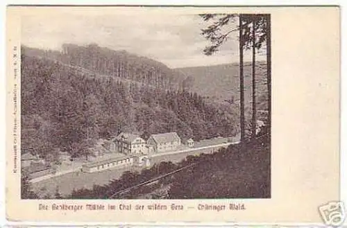 04050 Ak Gehlberger Mühle im Tal der wilden Gera 1924