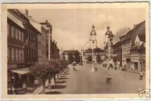 04715 Ak Schmölln in Thür. Marktplatz um 1940