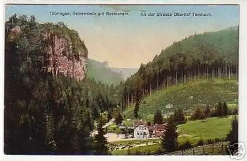 17304 Ak Falkenstein Thüringen mit Restaurant 1912