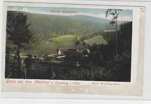 34708 Ak Gruss aus dem Mühltal b. Eisenberg 1905