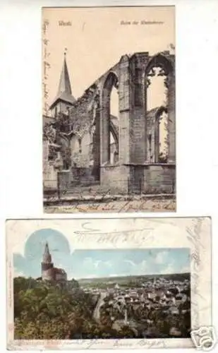 15035/2 Ak Weida in Thüringen Wiedenkirche um 1910