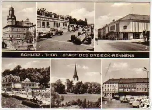 12806 Mehrbild Ak Schleiz Stadt des Dreieck Rennen 1971