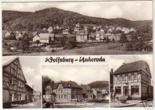 11755 Mehrbild Ak Wolfsburg Unkeroda Gasthaus zur Linde