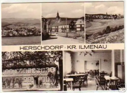 12030 Mehrbild Ak Herschdorf Kreis Ilmenau 1976