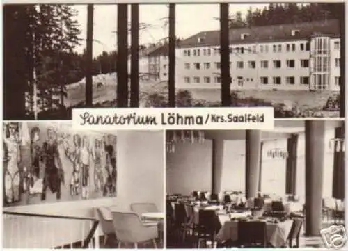 12055 Ak Sanatorium Löhme Kreis Saalfeld 1970