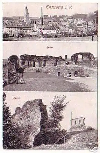 16973 Mehrbild Ak Elsterberg im Vogtland Ruine 1928