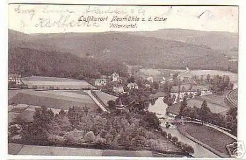 06255 Ak Neumühle a.d. Elster Villenviertel 1925