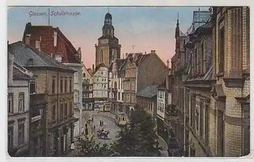 50841 Ak Giessen Schulstrasse 1925