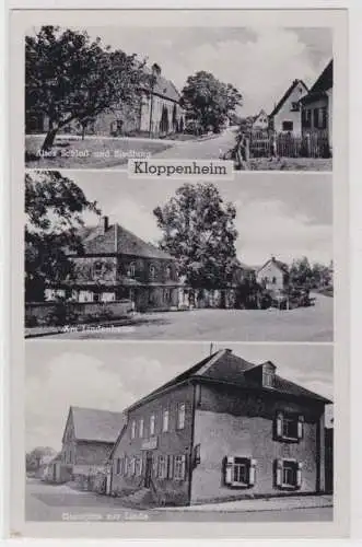 20075 Mehrbild Ak Kloppenheim Gaststätte zur Linde 1944