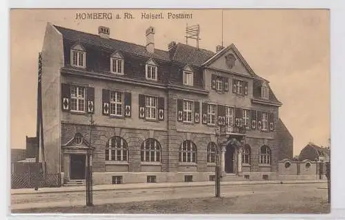 85502 Feldpost AK Homberg am Rhein - Kaiserliches Postamt 1916