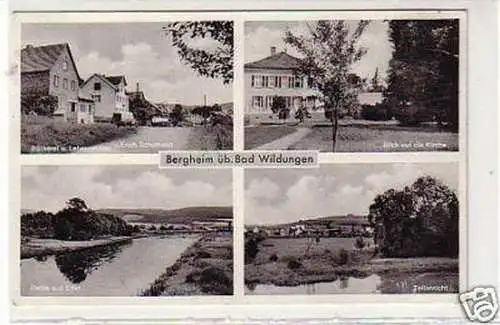 30441 Mehrbild-Ak Bergheim üb. Bad Wildungen um 1930