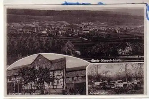 55090 Mehrbild Ak Nieste (Kassel Land) Gastwirtschaft um 1940