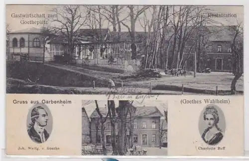 13019 AK Gruss aus Garbenheim - Gastwirtschaft zum Goetheplatz, Restauration