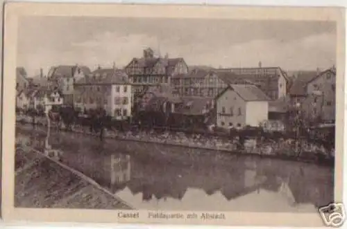 07954 Ak Cassel Fuldapartie mit Altstadt um 1910