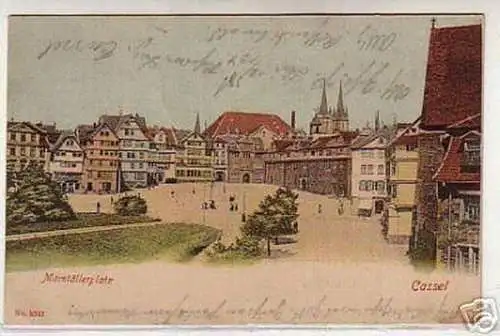 05181 Feldpost Ak Cassel Marställerplatz 1915