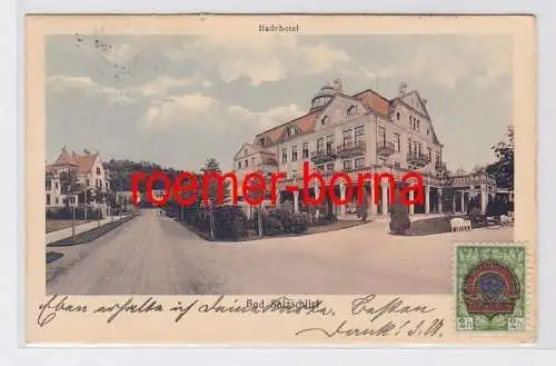 82065 Ak Bad Salzschlirg Badehotel 1913