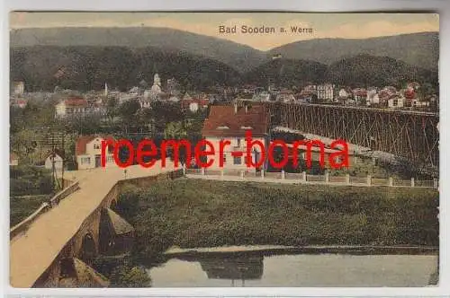 74927 Ak Bad Sooden an der Werra Totalansicht 1917