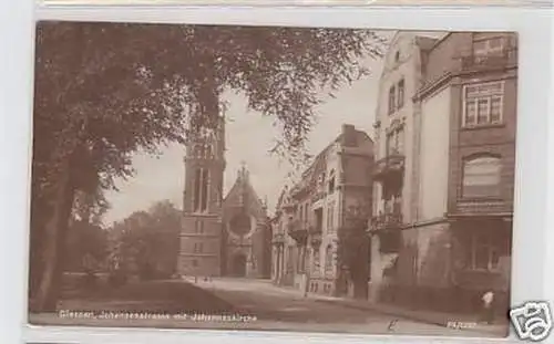 13521 Ak Giessen Johannesstraße mit Johanneskirche 1926