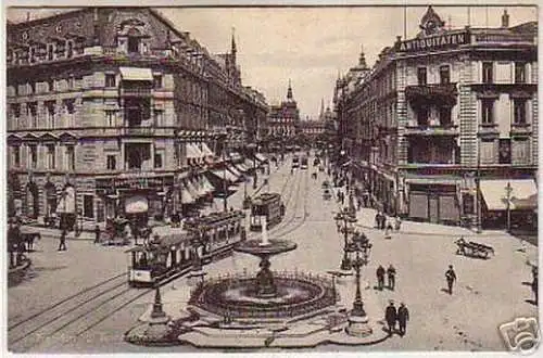 04137 Ak Frankfurt am Main Kaiserstrasse um 1910