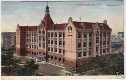 09122 Ak Offenbach am Main Mathildenschule 1913