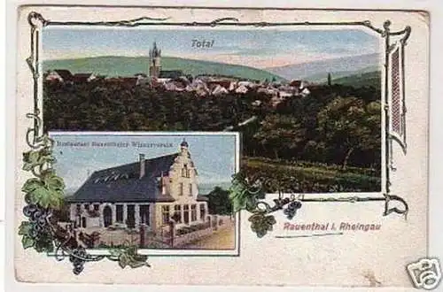 21809 Mehrbild Ak Rauenthal im Rheingau 1919