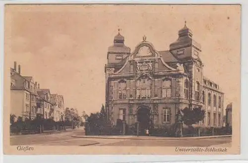 68463 Ak Gießen Universitäts-Bibliothek um 1930