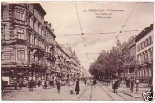 20621 Ak Wiesbaden Wilhelmstrasse um 1920