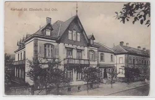 70319 Feldpost Ak Bad Orb Kurhaus St. Elisabeth 1914