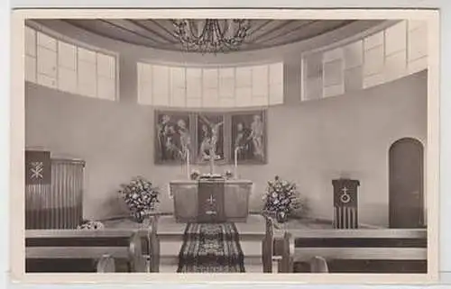 50868 Ak Giessen Lucas Kirche Innenansicht um 1930