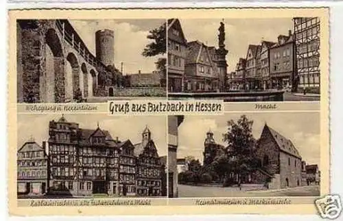 33617 Mehrbild Ak Gruß aus Butzbach in Hessen 1958