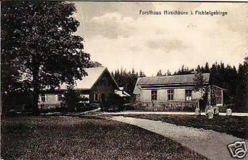 20579 Ak Forsthaus Hirschhorn im Fichtelgebirge 1910