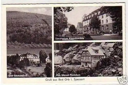 30124 Mehrbild Ak Gruß aus Bad Orb im Spessart um 1950