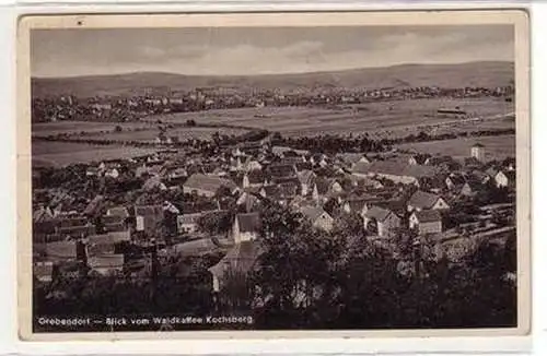 49240 Ak Grebendorf Blick vom Waldkaffee Kochsberg 1938