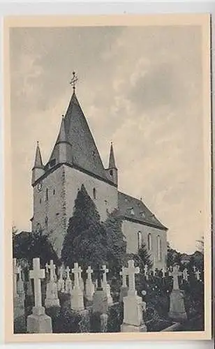 62360 Ak Oberkleen Kirche um 1930