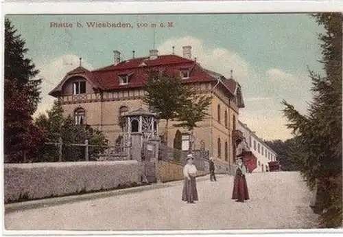 60129 Ak Platte bei Wiesbaden 1909