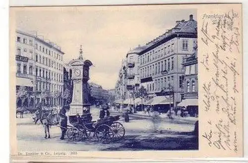 07900 Ak Frankfurt am Main die Zeil 1900