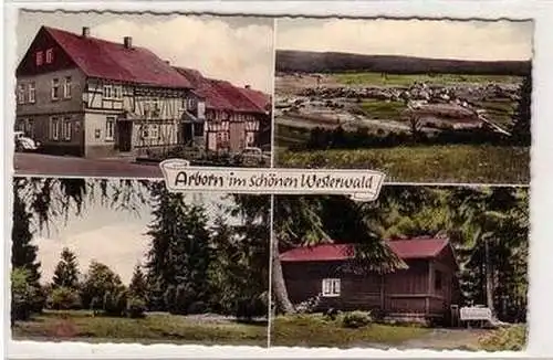 50120 Mehrbild Ak Arborn im schönen Westerwald Gasthaus zu Krone 1962