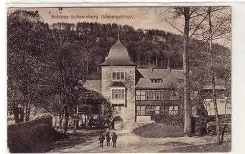 07326 Ak Schloss Schaumburg (Wesergebirge ) 1914