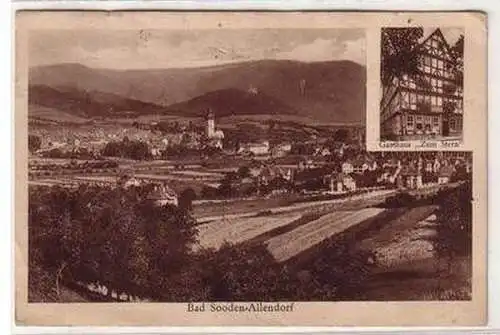 53434 Ak Bad Sooden Allendorf Gasthaus "Zum Stern" um 1930