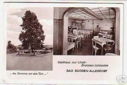 03163 Ak Bad Sooden Allendorf Gasthaus zur Linde 1961