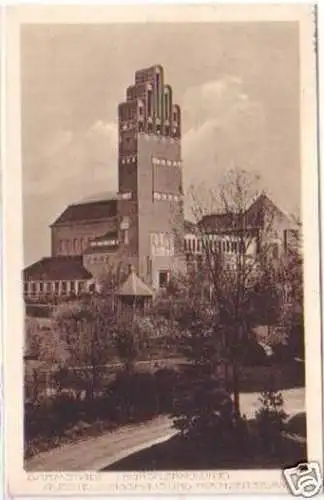 20467 Ak Darmstadt Künstlerkolonie Hochzeitsturm 1913