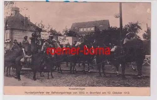 84549 Ak Hundertjahrfeier der Befreiungskriege von 1813 in Bramfeld 19.10.1913