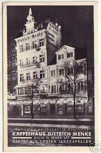 07145 Ak Hamburg Kaffeehaus Dietrich Menke 1942