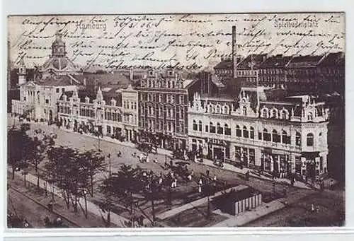 17442 Ak Hamburg Spielbudenplatz 1906