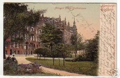 09727 Ak Hamburg Borgfelde Claus Grothstrasse 1905