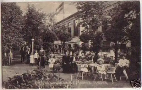 14208 Ak Gruß aus Hamburg Winterhuder Fährhaus 1910