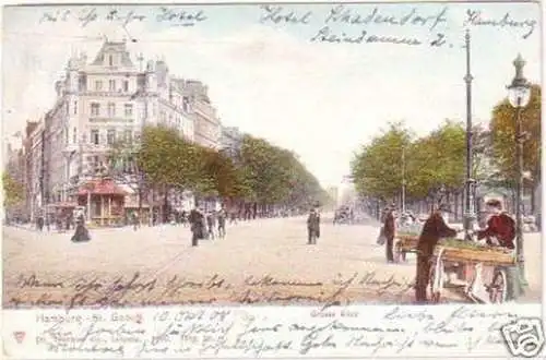 28569 Ak Hamburg St. Georg große Allee 1908