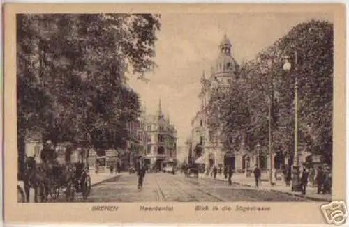 13564 Ak Bremen Heerdentor Sögestrasse um 1920