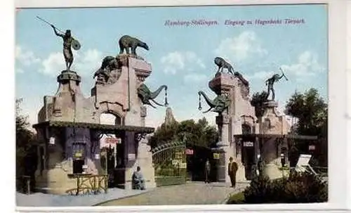 29154 Ak Hamburg Stellingen Hagenbecks Tierpark um 1910